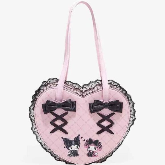 BNWT My melody x kuromi heart bag (her universe) Sanrio - Picture 1 of 3